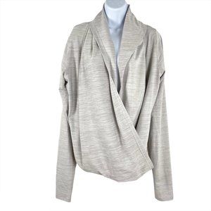 Zyia Active Wrap Shawl Top Long Sleeve XL